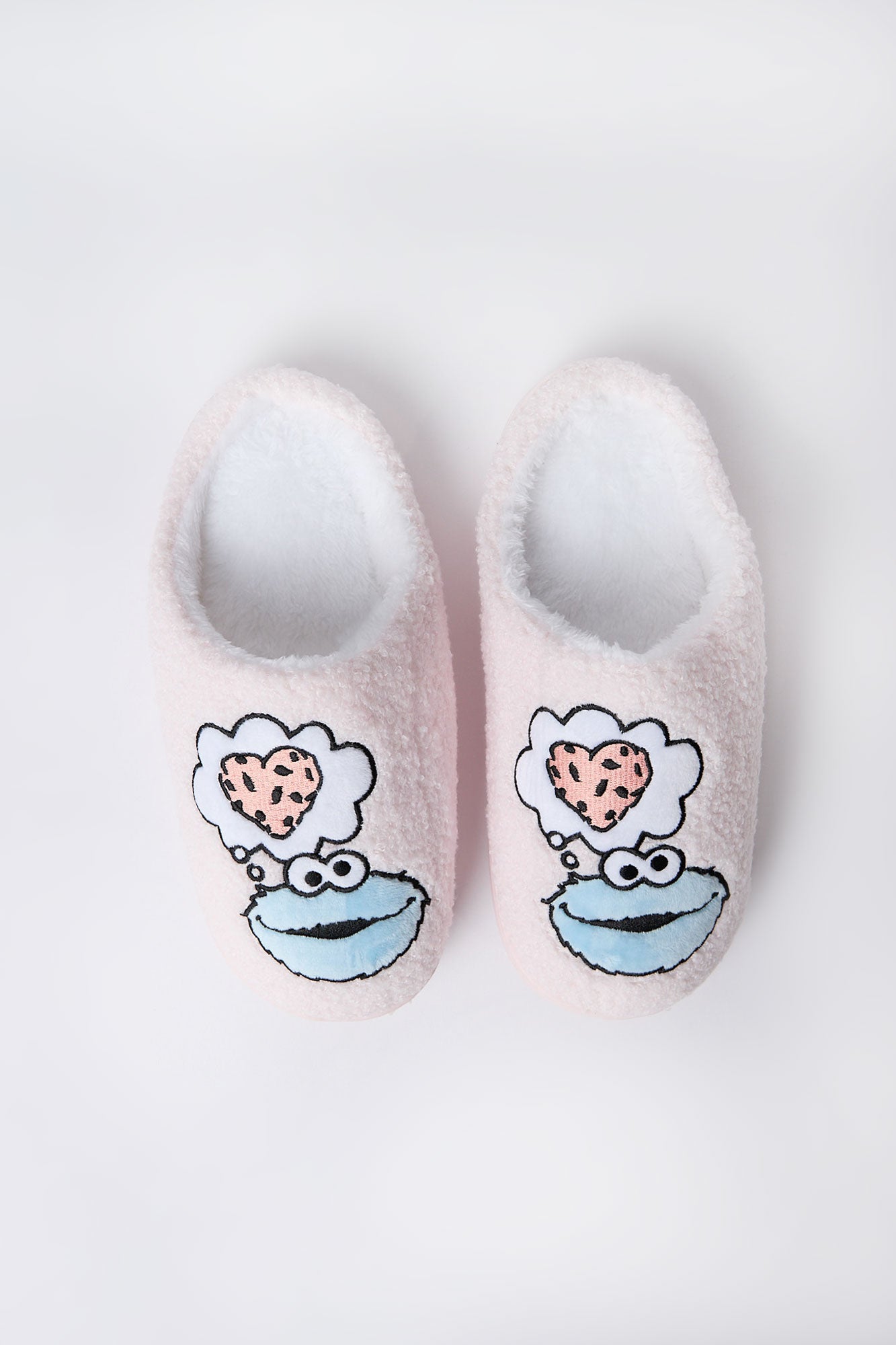 Cookie Monster Plush Slippers