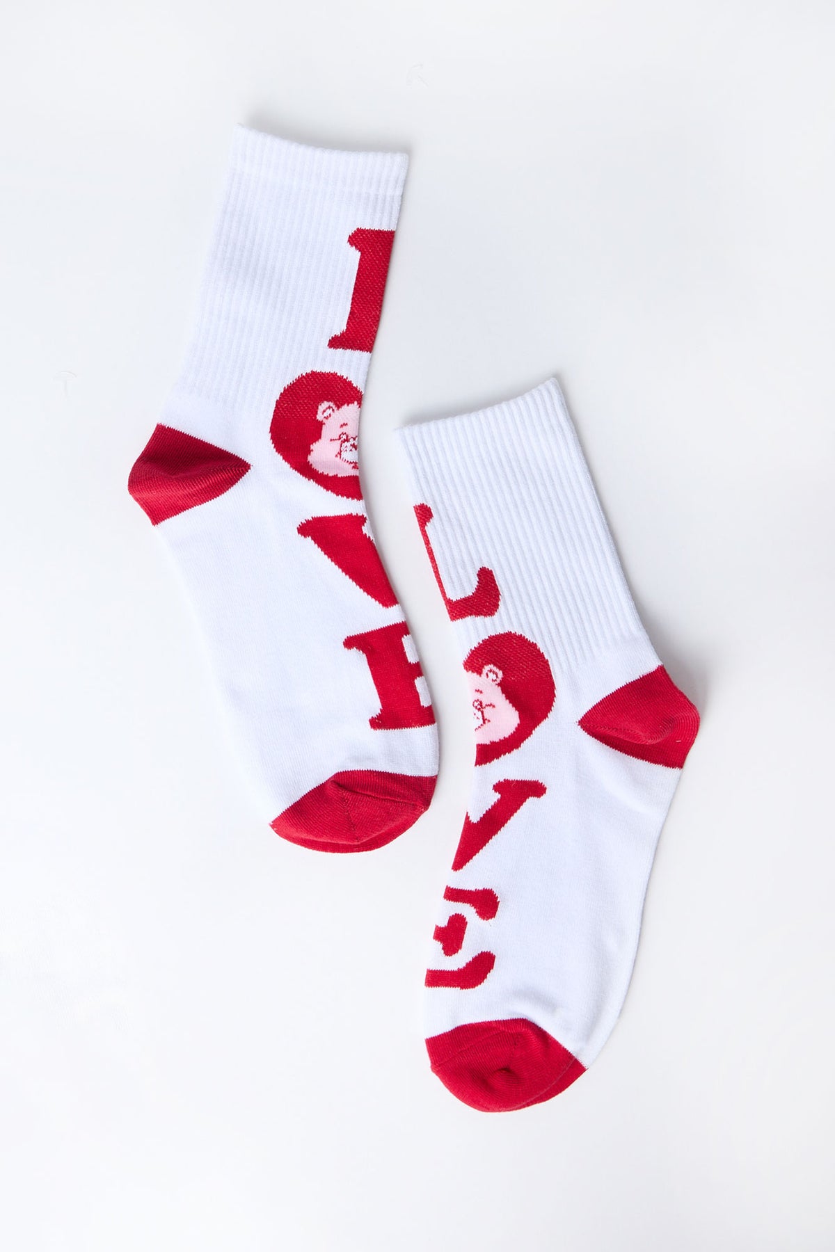 Care Bears Love Printed Crew Socks