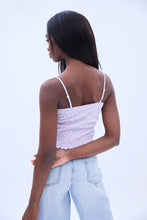 Jaquard Ribbed Lace Trim Camisole thumbnail 20