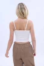 AERO Ruched Tie-Front Tank Top thumbnail 4