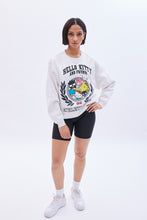 Hello Kitty And Friends Athletic Club Graphic Crew Neck Oversized Sweatshirt thumbnail 2