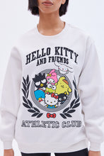 Hello Kitty And Friends Athletic Club Graphic Crew Neck Oversized Sweatshirt thumbnail 3
