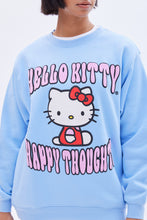 Hello Kitty Happy Thoughts Graphic Crew Neck Oversized Sweatshirt thumbnail 3