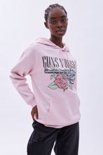 Guns N' Roses Graphic Oversized Pullover Hoodie thumbnail 1