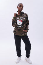 Hello Kitty Camouflage Graphic Oversized Pullover Hoodie thumbnail 2