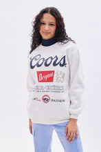 Coors Light Graphic Crew Neck Oversized Sweatshirt thumbnail 1