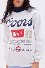 Coors Light Graphic Crew Neck Oversized Sweatshirt thumbnail 3