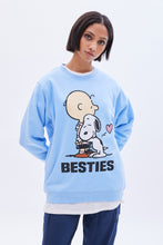 Peanuts Snoopy Besties Graphic Crew Neck Oversized Sweatshirt thumbnail 1