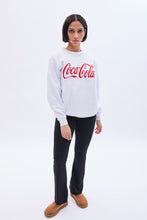 Coca-Cola Graphic Crew Neck Oversized Sweatshirt thumbnail 2