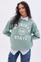 Michigan State Graphic Crew Neck Oversized Sweatshirt thumbnail 1