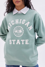 Michigan State Graphic Crew Neck Oversized Sweatshirt thumbnail 3