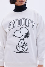 Peanuts Snoopy Graphic Crew Neck Oversized Sweatshirt thumbnail 3