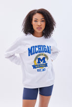 Michigan Graphic Crew Neck Oversized Sweatshirt thumbnail 1