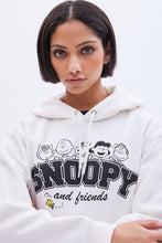 Peanuts Snoopy And Friends Graphic Oversized Pullover Hoodie thumbnail 3
