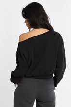 Chandail molletonné à grand décolleté bateau imprimé Garfield 78 thumbnail 3