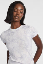 T-shirt moulant en tricot co?telé a? col ras du cou manches courtes AERO thumbnail 10