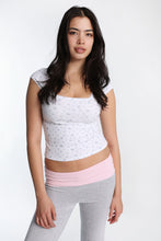 AERO Square Neck Short Sleeve Pointelle Tee thumbnail 14