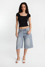 AERO Pointelle Knit Puff Sleeve Top thumbnail 9