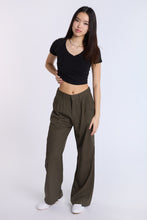 Cotton Short Sleeve V-Neck Cropped Tee thumbnail 5