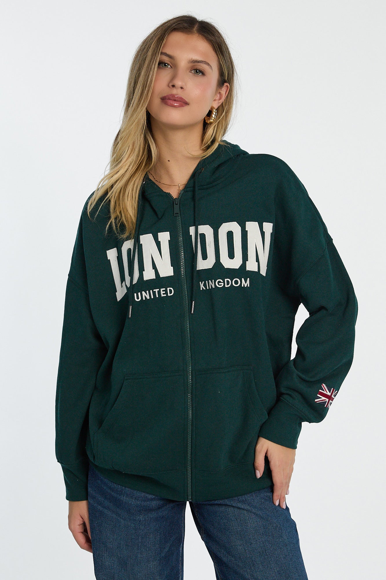 AERO Oversized Zip-Up Hoodie