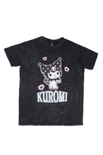 T-shirt décontractée imprime? graphique Kuromi thumbnail 1