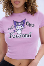 T-shirt e?courte? imprime? graphique Kuromi Butterfly thumbnail 2
