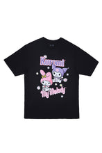 T-shirt décontractée imprime? graphique Kuromi My Melody thumbnail 1