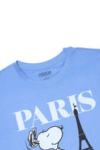 T-shirt décontracté imprime? graphique Peanuts Snoopy Paris thumbnail 2