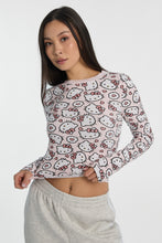 Hello Kitty Graphic Long Sleeve Baby Tee thumbnail 1