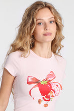 T-shirt ajusté imprime? graphique boucle Charlotte aux Fraises thumbnail 2