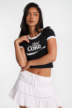 Diet Coke Graphic Ringer Baby Tee thumbnail 1