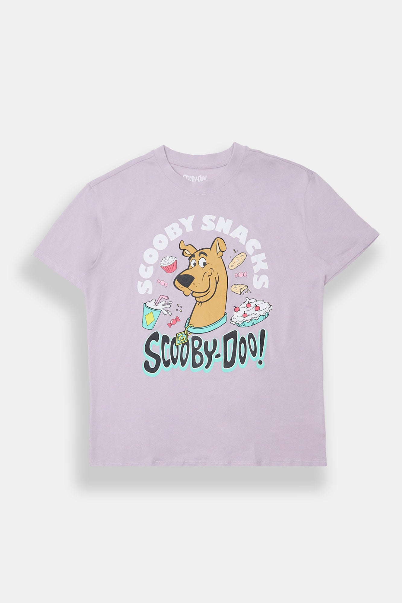 T-shirt coupe garçonne imprimé Scooby-Doo Scooby Snacks