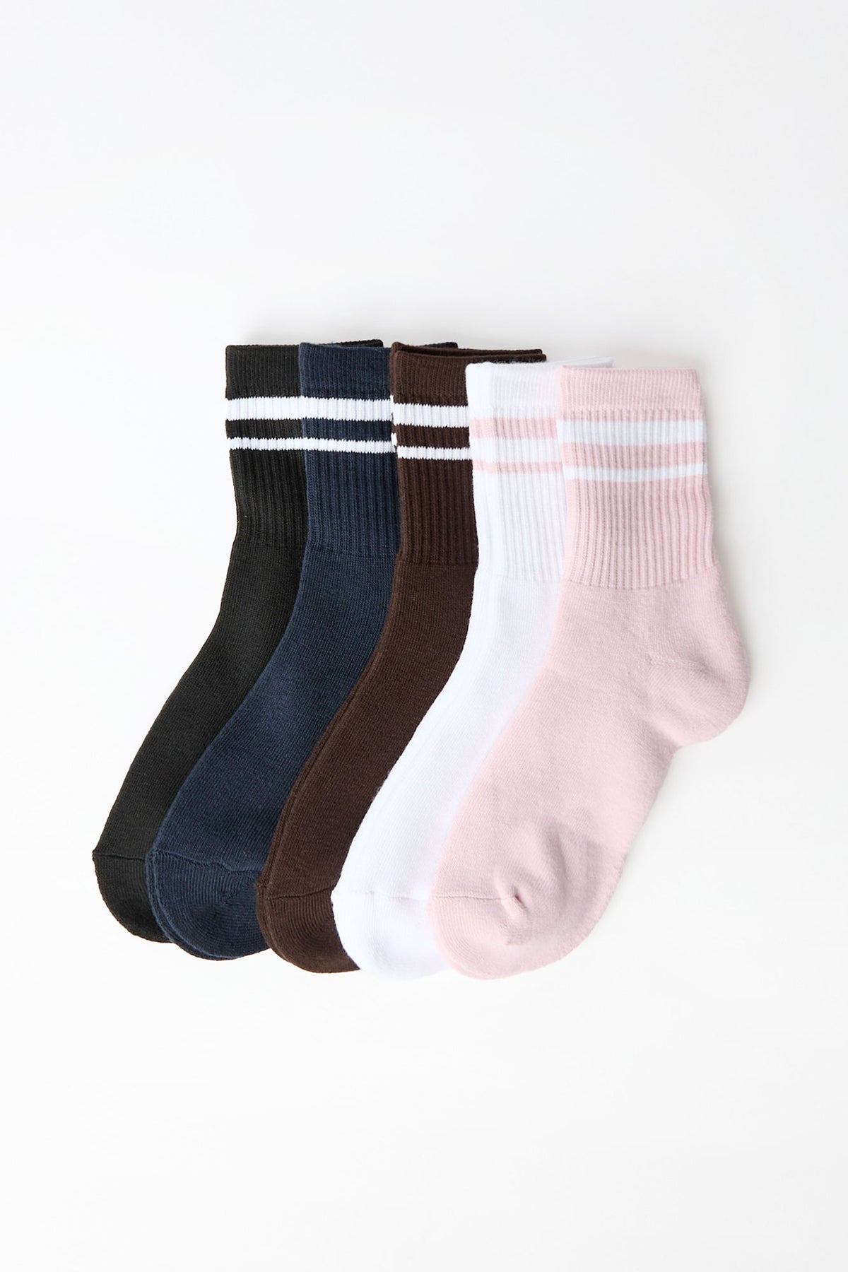 Athletic Crew Socks 5-Pack
