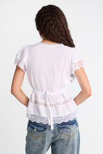 AERO Lace Panel Tie-Back Babydoll Top thumbnail 7