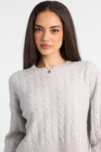 Pull à col rond en tricot torsadé AERO thumbnail 6