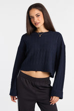 Pull à col rond en tricot torsadé AERO thumbnail 9