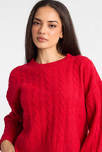 Pull à col rond en tricot torsadé AERO thumbnail 14