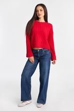Pull à col rond en tricot torsadé AERO thumbnail 16