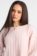 Pull à col rond en tricot torsadé AERO thumbnail 18
