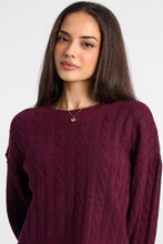 Pull à col rond en tricot torsadé AERO thumbnail 22