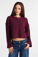 Pull à col rond en tricot torsadé AERO thumbnail 21