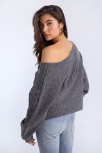 AERO Cable Knit Slash Neck Sweater thumbnail 4