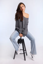 AERO Cable Knit Slash Neck Sweater thumbnail 6