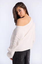 AERO Cable Knit Slash Neck Sweater thumbnail 8