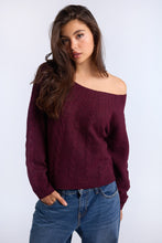 AERO Cable Knit Slash Neck Sweater thumbnail 18