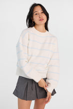 AERO Striped Flat Knit Crew Neck Sweater thumbnail 1