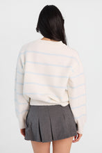 AERO Striped Flat Knit Crew Neck Sweater thumbnail 7