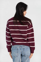 AERO Striped Flat Knit Crew Neck Sweater thumbnail 11