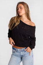 AERO Pointelle Knit Off-Shoulder Sweater thumbnail 2