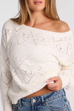AERO Pointelle Knit Off-Shoulder Sweater thumbnail 12